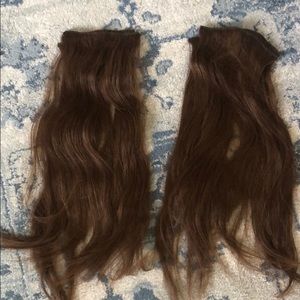 Bellami clip in hair extensions brunette 20 in